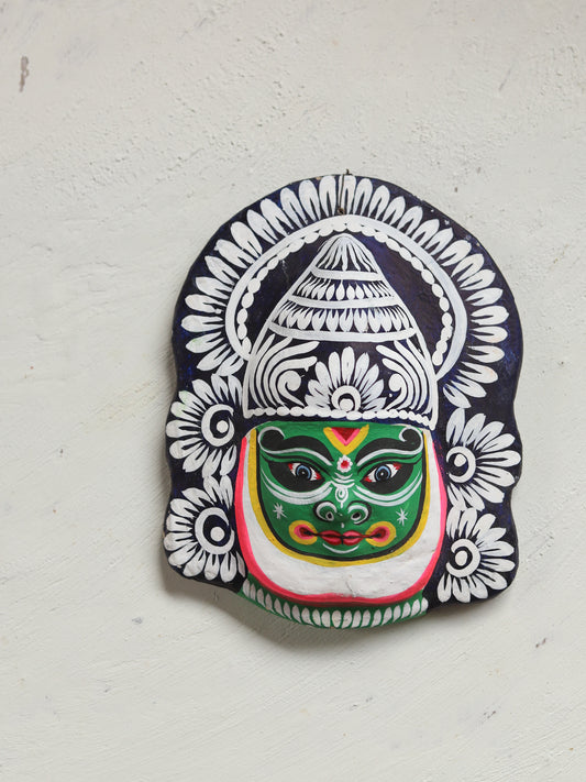 Handmade (Mukhauta) Chhau Mask - Kathakali Dancer