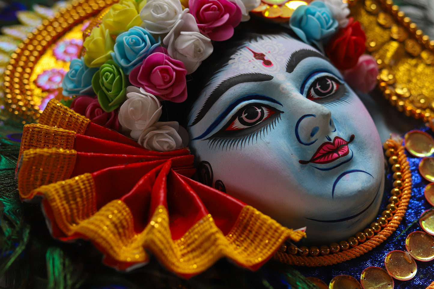 Lord Krishna Chhau Mask