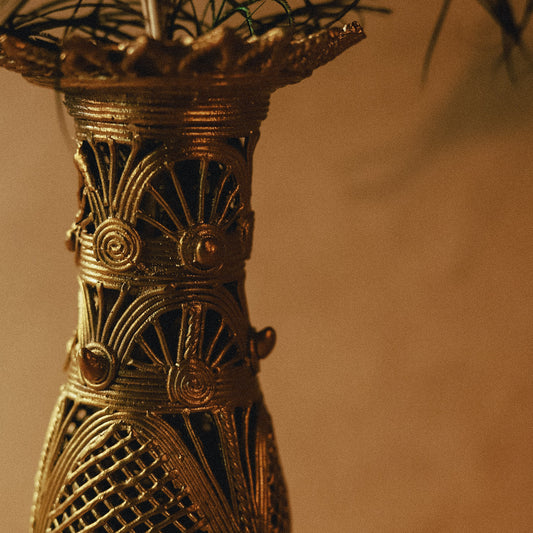 Flower Vase Dokra