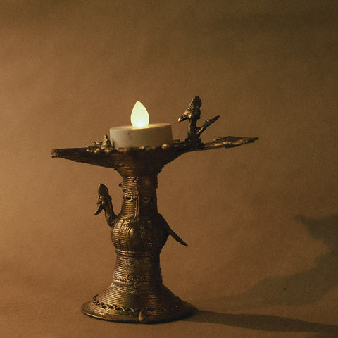 Handmade Dokra Pradrip (Lighting Lamp)