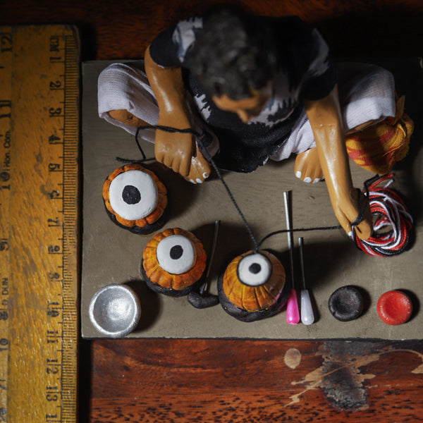 Bengal Clay Villager Model