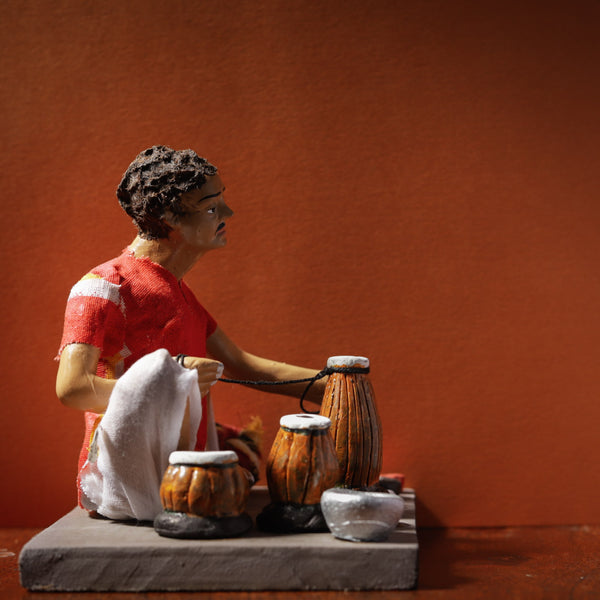 Bengal Clay Villager Model