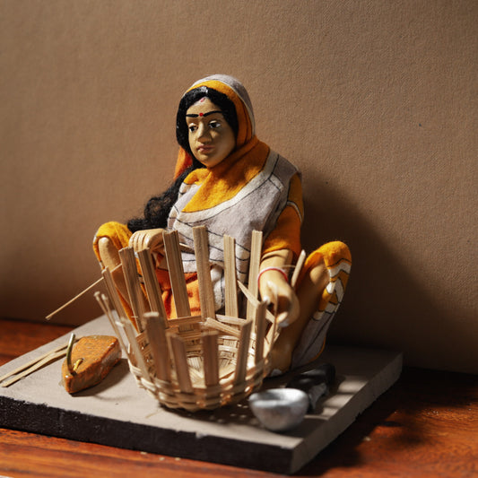 Basket Maker Clay Miniature