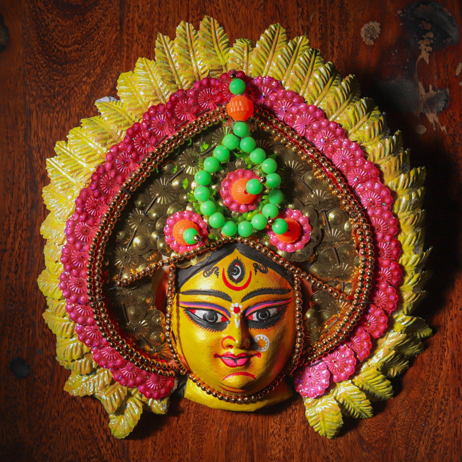 Handmade (Mukhauta) Chhau Mask - Durga