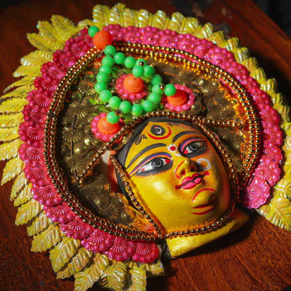 Handmade (Mukhauta) Chhau Mask - Durga