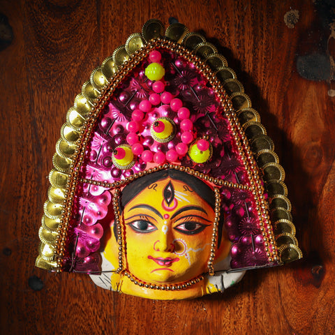 Handmade (Mukhauta) Chhau Mask - Durga