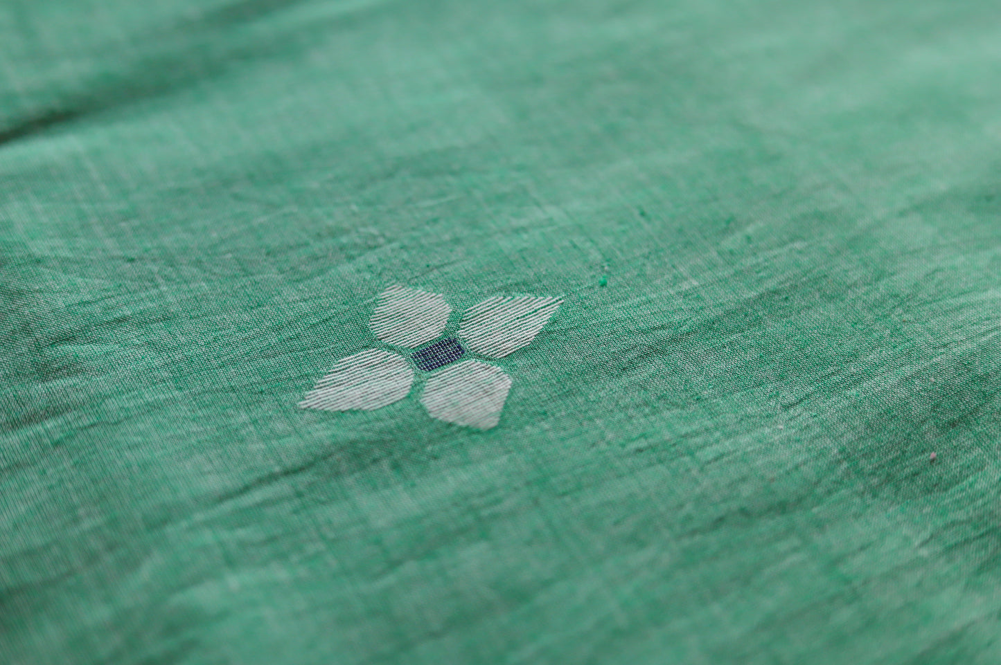 Bengal's Handwoven Cotton Fabric/ Yardage in Jamdani design