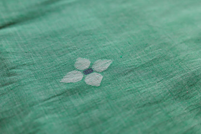 Bengal's Handwoven Cotton Fabric/ Yardage in Jamdani design