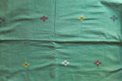 Bengal's Handwoven Cotton Fabric/ Yardage in Jamdani design