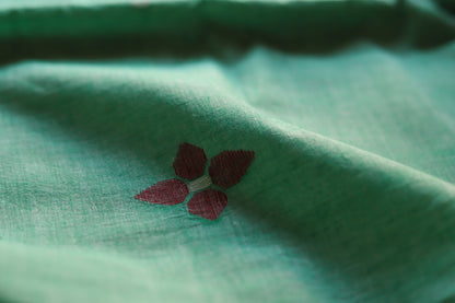 Bengal's Handwoven Cotton Fabric/ Yardage in Jamdani design