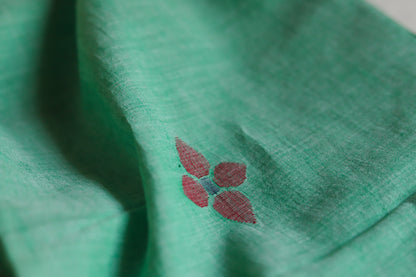 Bengal's Handwoven Cotton Fabric/ Yardage in Jamdani design