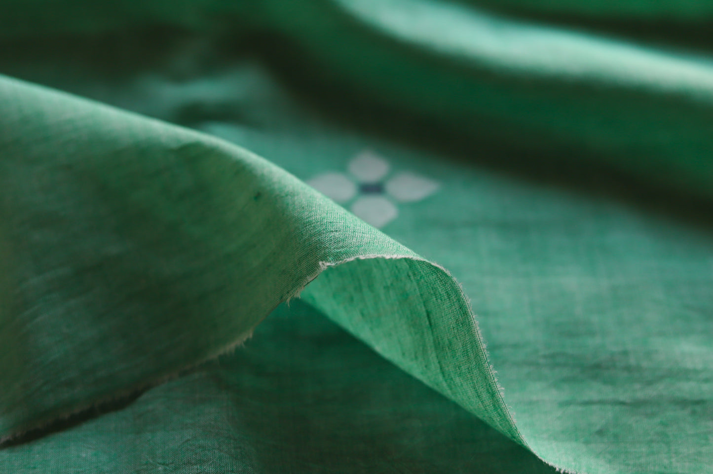 Bengal's Handwoven Cotton Fabric/ Yardage in Jamdani design