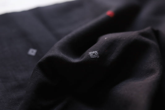 Bengal's Handwoven Cotton Fabric/ Yardage in Jamdani design