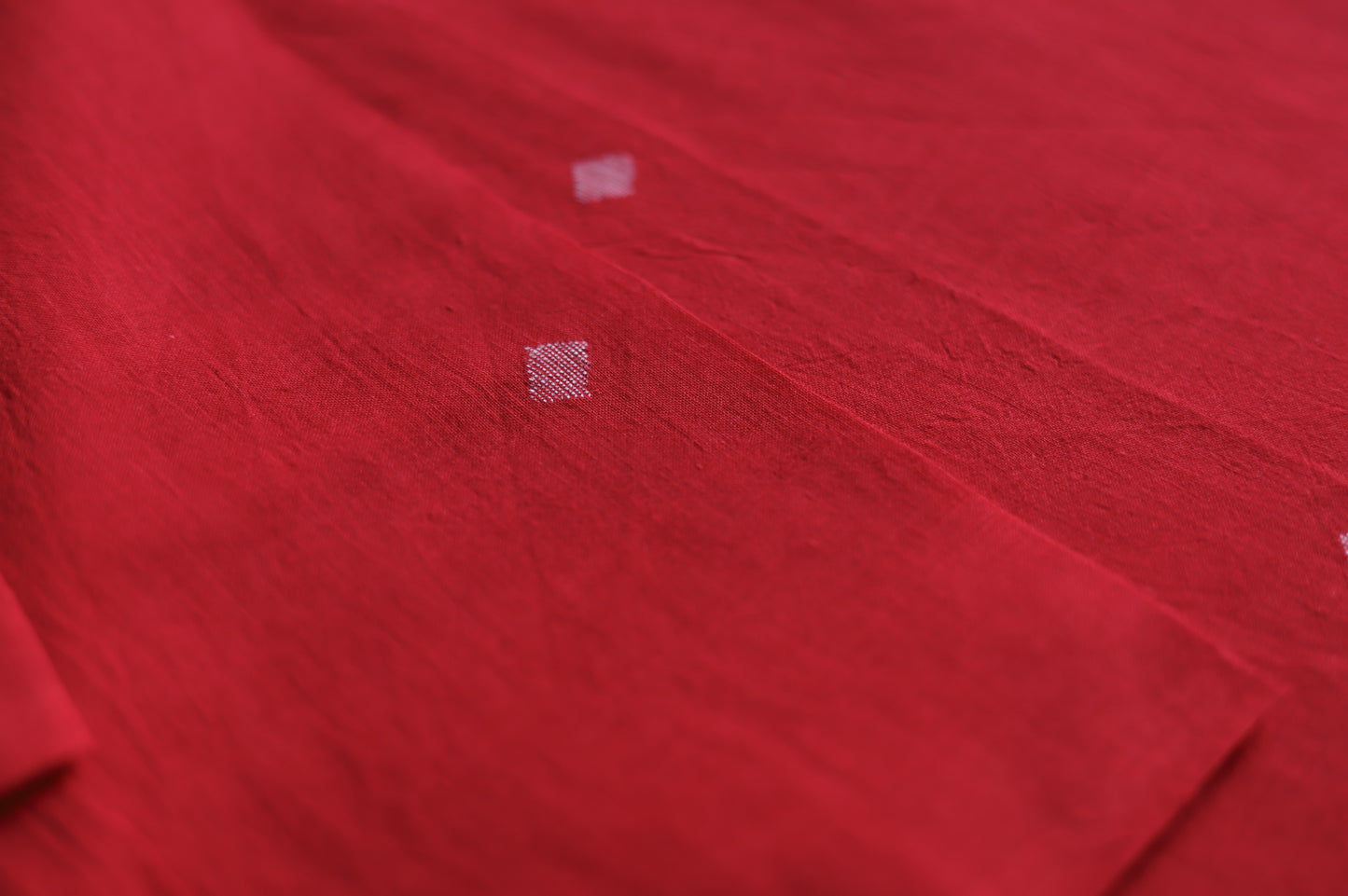 Bengal's Handwoven Cotton Fabric/ Yardage in Jamdani design