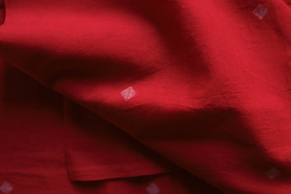 Bengal's Handwoven Cotton Fabric/ Yardage in Jamdani design