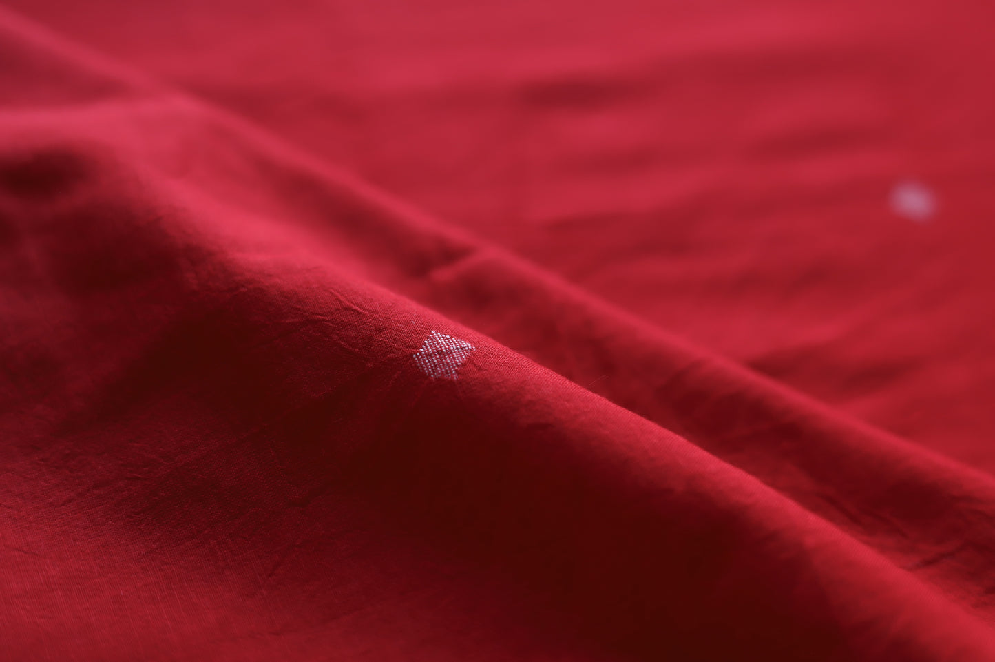 Bengal's Handwoven Cotton Fabric/ Yardage in Jamdani design