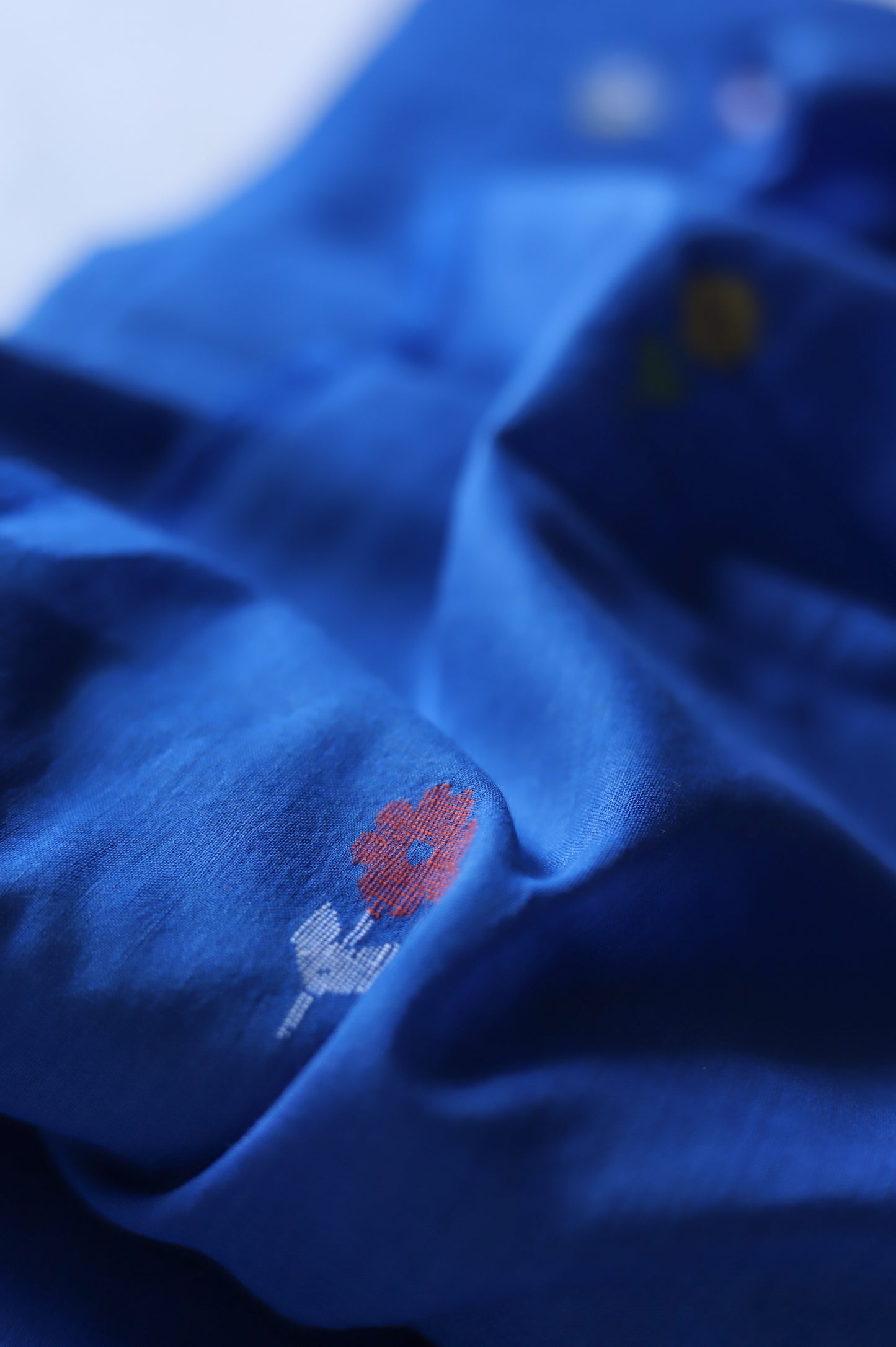 Bengal's Handwoven Cotton Fabric/ Yardage in Jamdani design