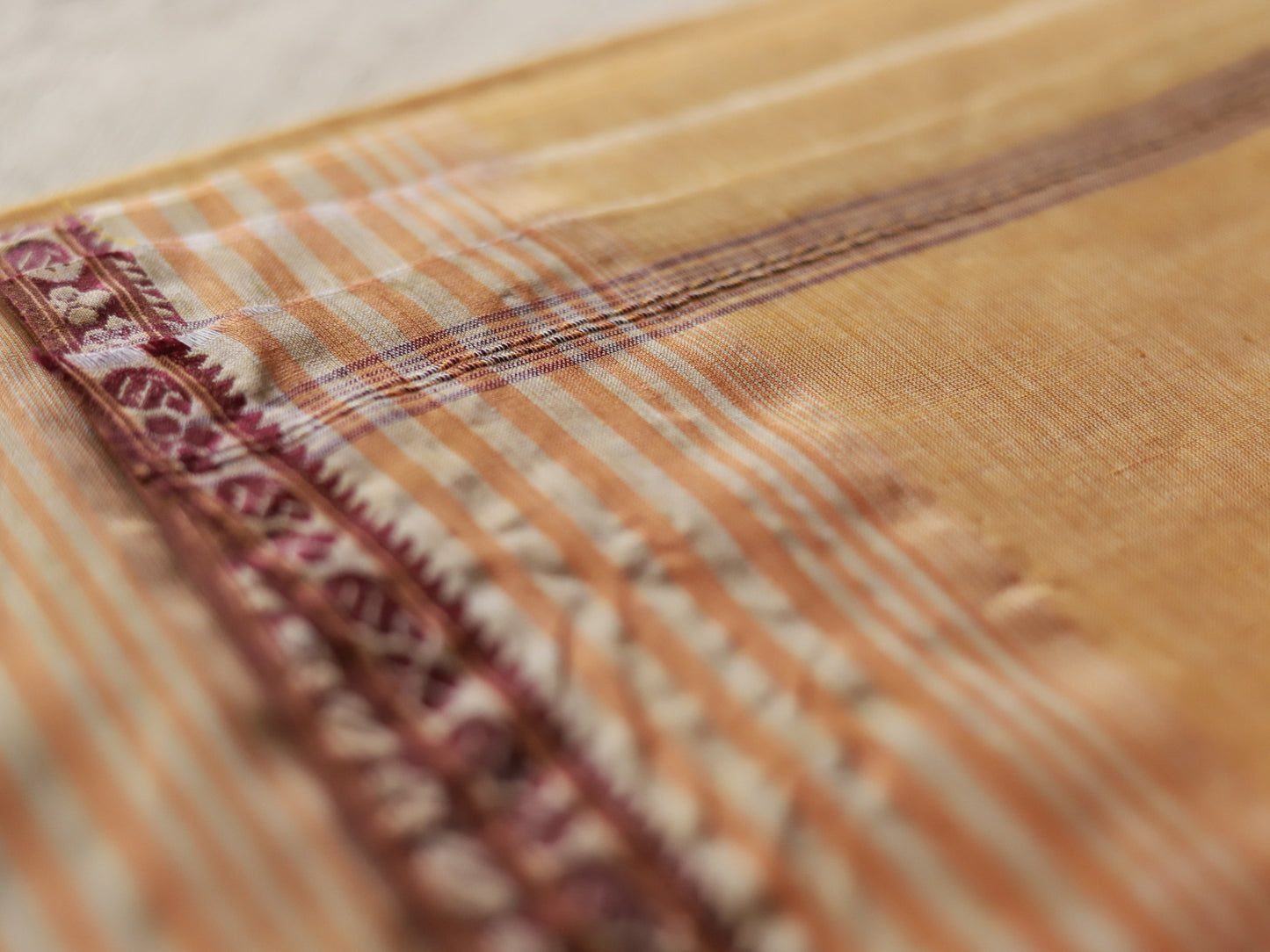 Bengal Handwoven Tangail Dhoti (Dhuti)