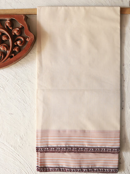 Bengal Handwoven Tangail Dhoti (Dhuti)