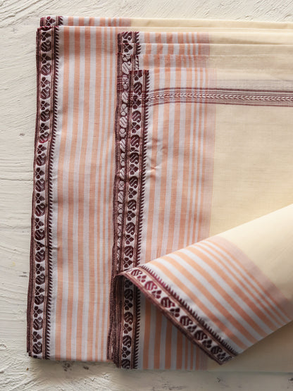 Bengal Handwoven Tangail Dhoti (Dhuti)