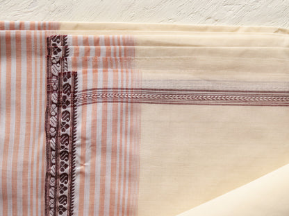 Bengal Handwoven Tangail Dhoti (Dhuti)