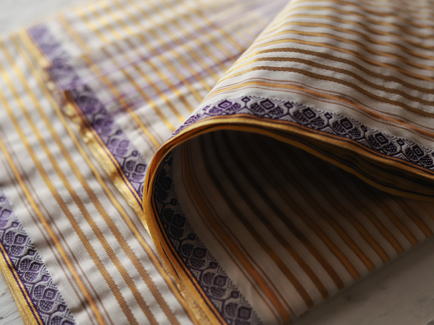 Bengal Handwoven Tangail Dhoti (Dhuti)