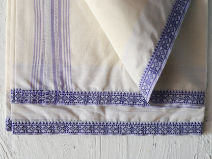 Bengal Handwoven Tangail Dhoti (Dhuti)