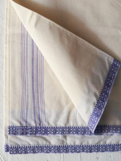 Bengal Handwoven Tangail Dhoti (Dhuti)