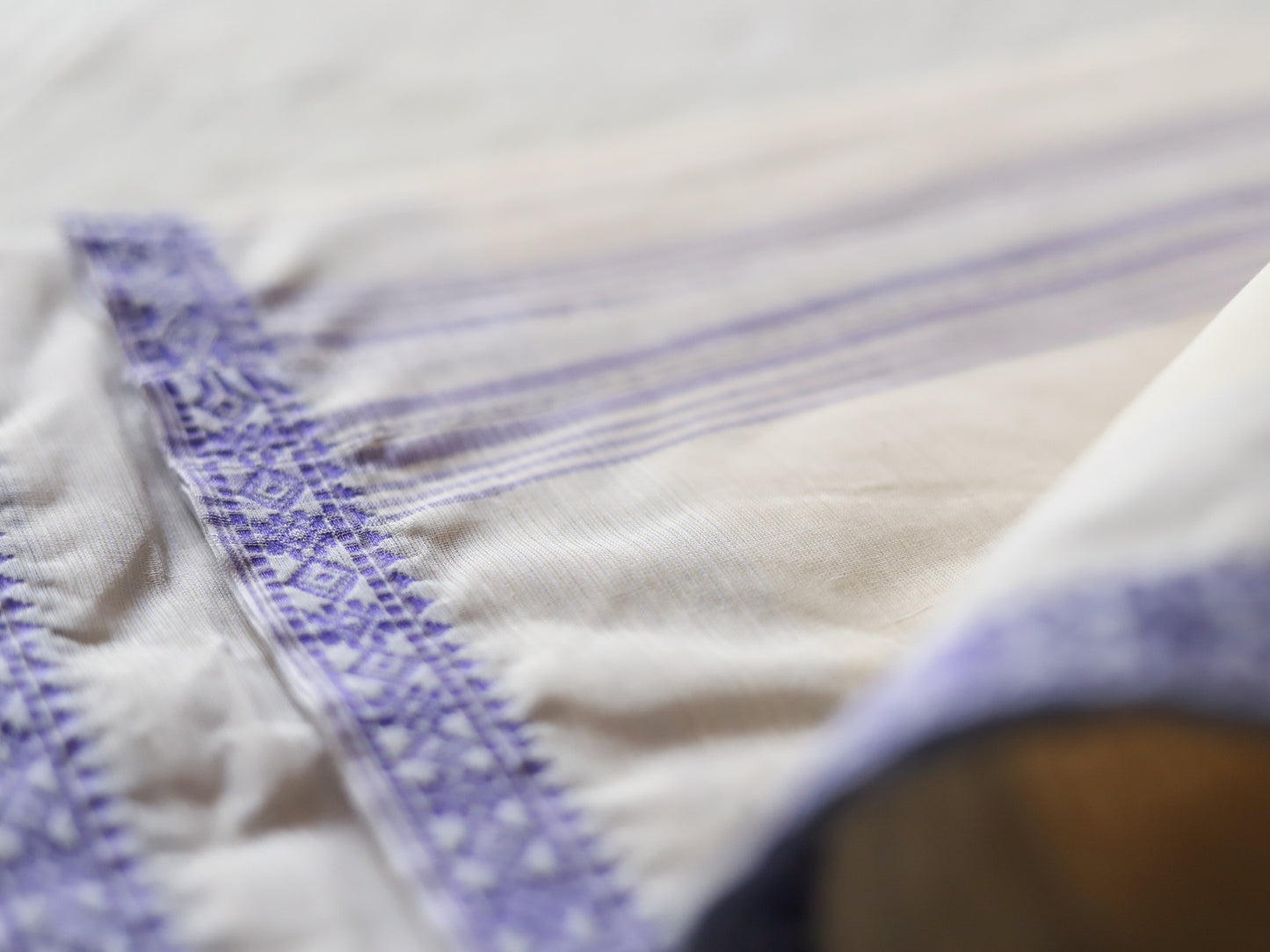 Bengal Handwoven Tangail Dhoti (Dhuti)