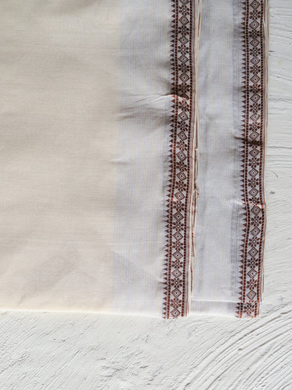 Bengal Handwoven Tangail Dhoti (Dhuti)
