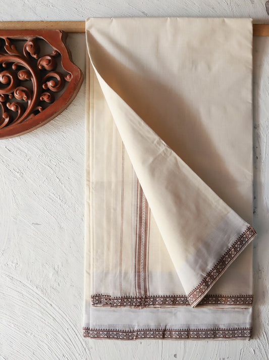 Bengal Handwoven Tangail Dhoti (Dhuti)