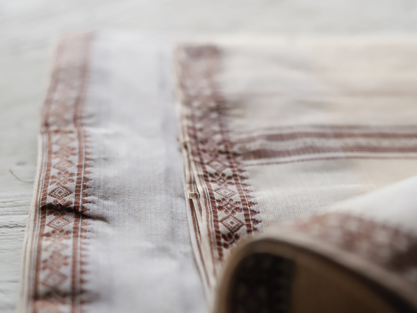 Bengal Handwoven Tangail Dhoti (Dhuti)