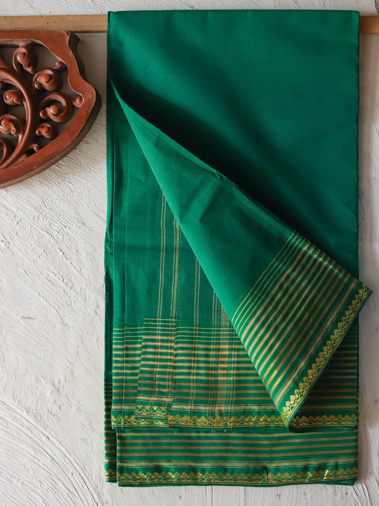Bengal Handwoven Tangail Dhoti (Dhuti)