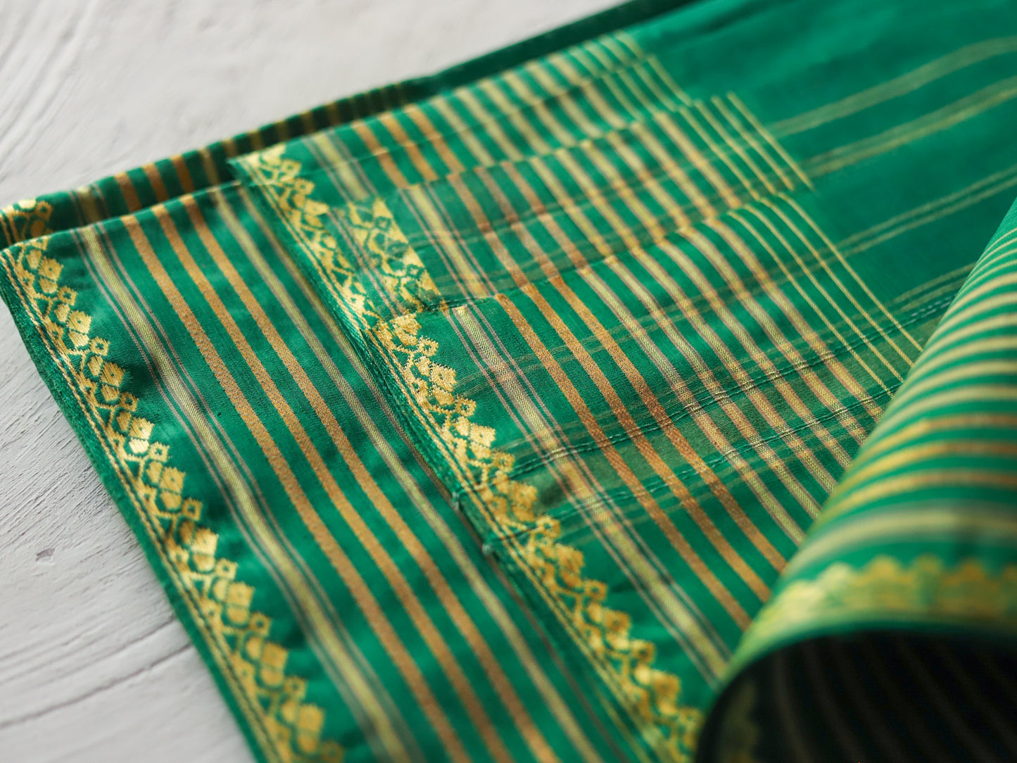 Bengal Handwoven Tangail Dhoti (Dhuti)