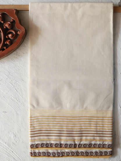 Bengal Handwoven Tangail Dhoti (Dhuti)