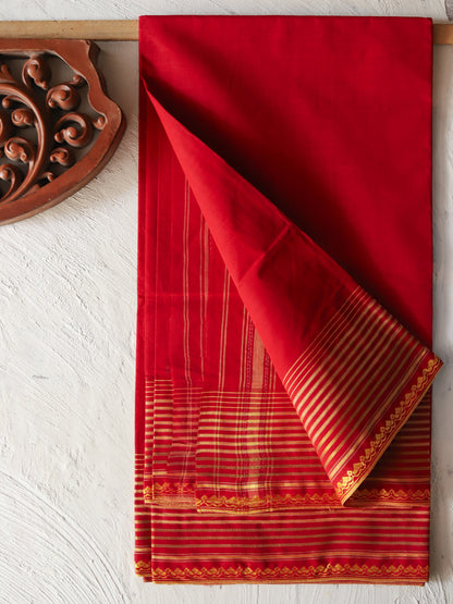 Bengal Handwoven Tangail Dhoti (Dhuti)