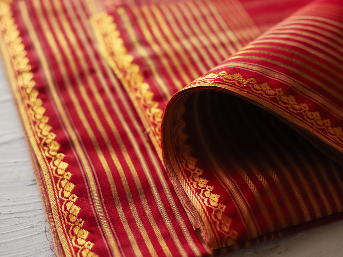 Bengal Handwoven Tangail Dhoti (Dhuti)