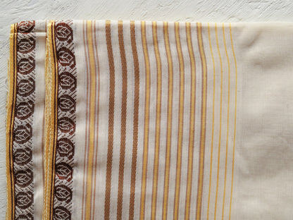 Bengal Handwoven Tangail Dhoti (Dhuti)