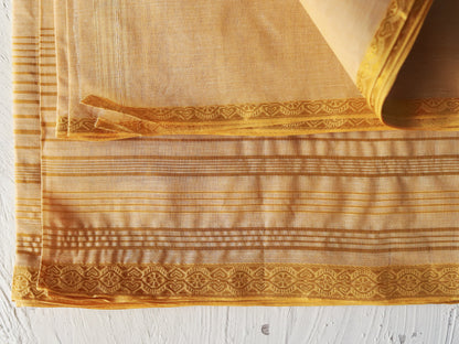 Bengal Handwoven Tangail Dhoti (Dhuti)