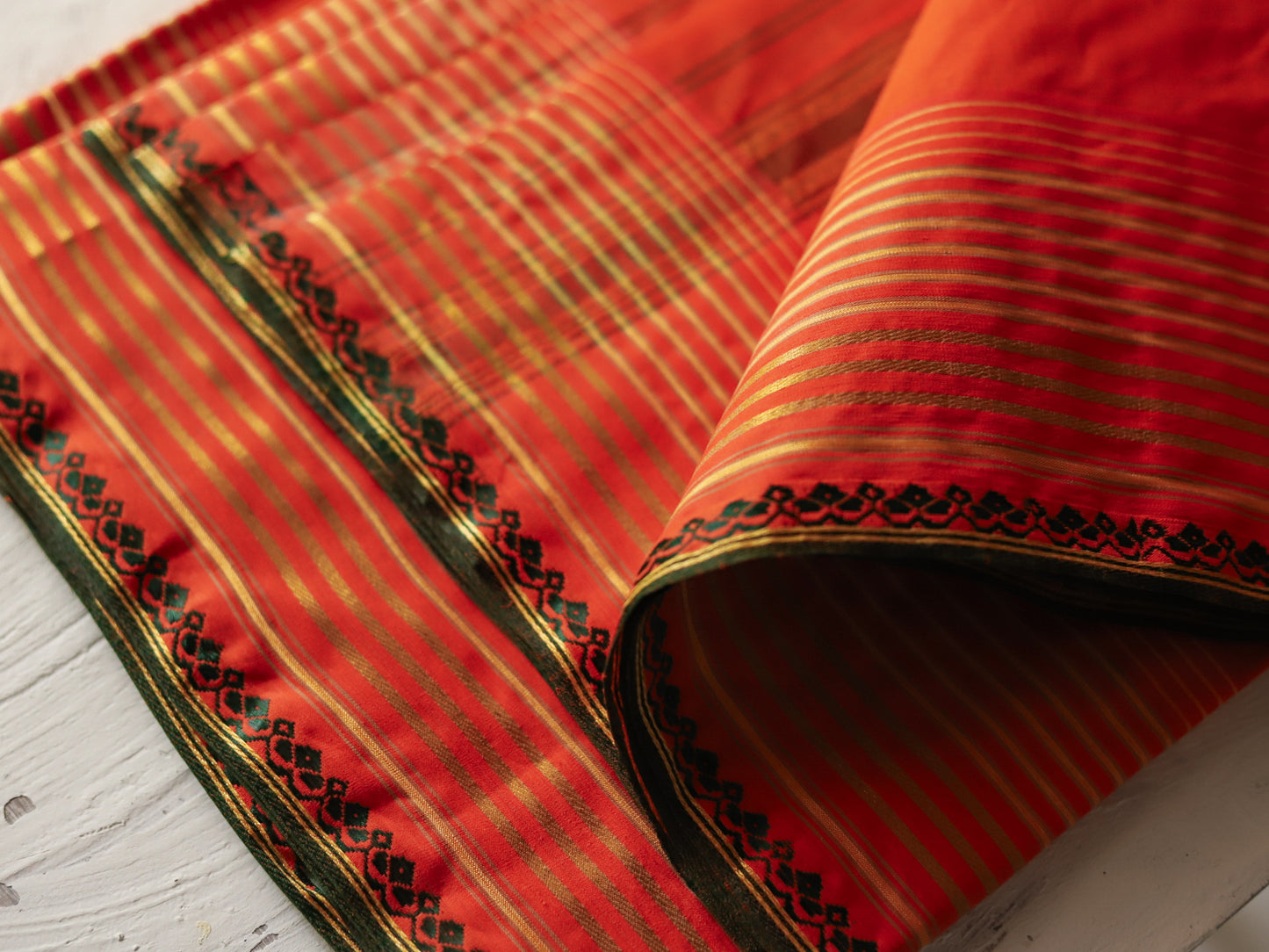 Bengal Handwoven Tangail Dhoti (Dhuti)