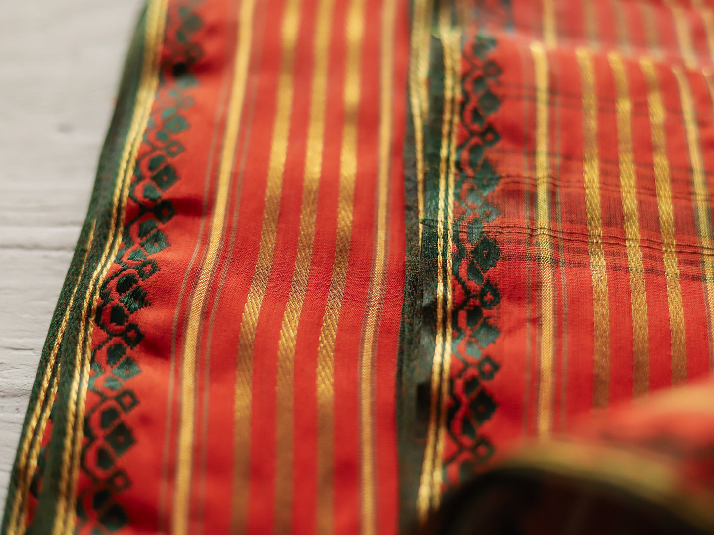 Bengal Handwoven Tangail Dhoti (Dhuti)