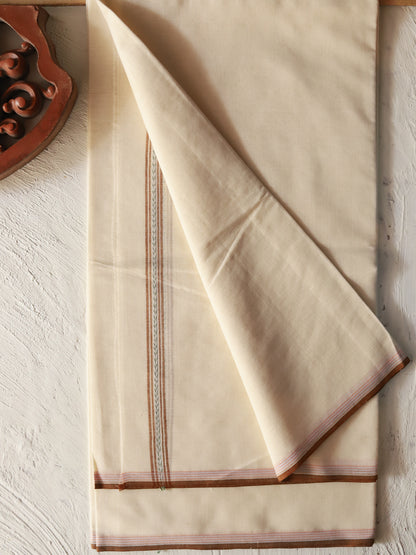 Bengal Handwoven Tangail Dhoti (Dhuti)