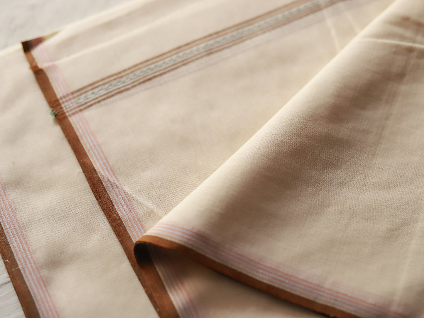 Bengal Handwoven Tangail Dhoti (Dhuti)