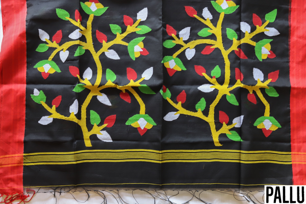 Handwoven Bengal Silk Saree