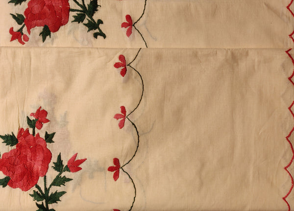 Bengal Hand Embroidered Cotton Bedsheet