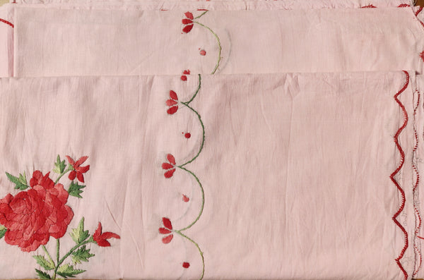 Bengal Hand Embroidered Cotton Bedsheet