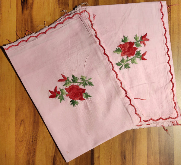 Bengal Hand Embroidered Cotton Bedsheet