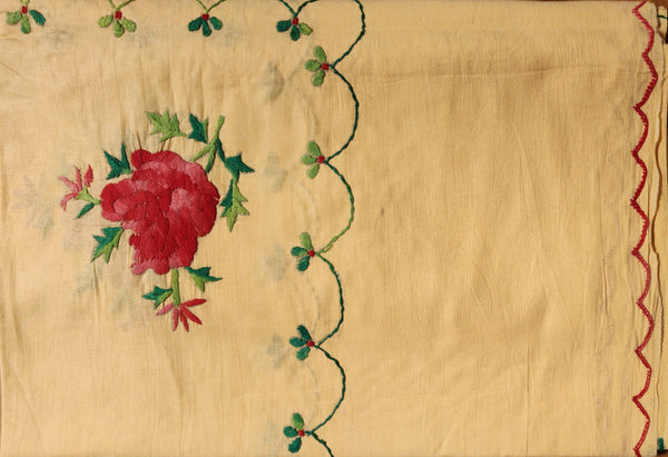 Bengal Hand Embroidered Cotton Bedsheet