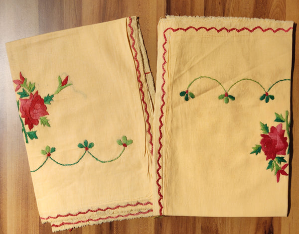 Bengal Hand Embroidered Cotton Bedsheet