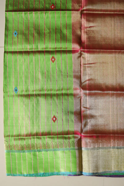 Handwoven Bengal Pure Silk Saree